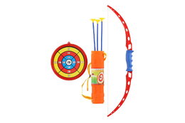 Bambilon Luk 71 cm +3 šípy v pouzdře + terč plast v krabici