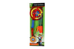 Bambilon Luk 71 cm +3 šípy v pouzdře + terč plast v krabici