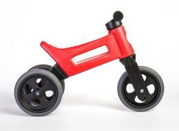 Teddies Funny Wheels Sport 2v1 červené s gumovými koly v krabici