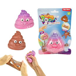 Sliz mačkací antistresový 7cm asst 4 druhy na kartě