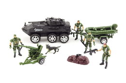 Sada vojáci s doplňky plast CZ design v sáčku