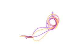 Teddies Zaplétací provázky bužírky barevné 105cm v sáčku