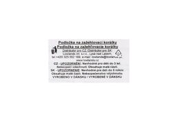 Podložka na zažehlovací korálky slon,tučňák,pejsek plast 3ks na kartě 12x18x3cm