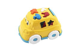 Teddies auto vkládačka plast 24x17 cm 3 barvy v síťce 12m+