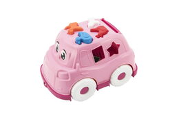 Teddies auto vkládačka plast 24x17 cm 3 barvy v síťce 12m+