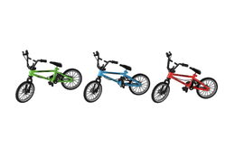 Teddies Kolo jízdní 11x7cm kov/plast 3 barvy v krabičce 11,5x12x4cm