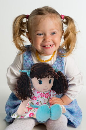 Teddies Panenka Ema hadrová plyš 40 cm česky mluvící a zpívající