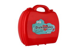 Teddies Sada doktor/lékař plast v plastovém kufříku 24x22x9cm v sáčku