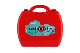 Teddies Sada doktor/lékař plast v plastovém kufříku 24x22x9cm v sáčku