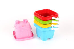 Teddies Kbelík na písek plast 12x9cm 5 barev 12m+