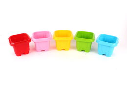 Teddies Kbelík na písek plast 12x9cm 5 barev 12m+