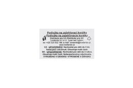 Podložka na zažehlovací korálky Hama - napojovací čtverec 4ks na kartě 20x24x3cm