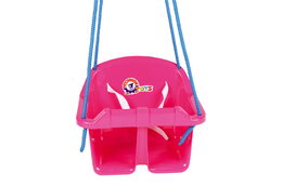 Teddies Houpačka Baby plast růžová nosnost 20kg 36x30x29cm 24m+