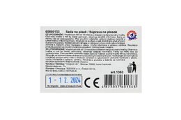 Sada na písek 2ks plast lopatka + hrabičky 4 barvy 8x22cm 12m+