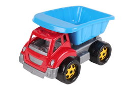 Teddies Auto stavební sklápěčka plast na volný chod 3 barvy 19x18x26cm 12m+