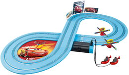 Autodráha Carrera First Auta/Cars 2,4m plast + 2 auta na baterie v krabici 50x30x8cm