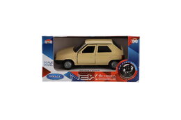 Auto Welly Škoda Favorit kov/plast 11cm 1:34 na volný chod 4 barvy v krabičce 15x7x7cm