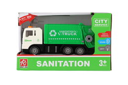 Auto popeláři plast 17cm na setrvačník na baterie se světlem se zvukem v krabici 21x13x9cm