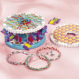 Kreativní sada Vyrob si náramky Jednorožec v krabičce 15x20,5x2,5cm