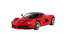 Auto RC Ferrari červené plast 32cm 2,4GHz na dálk. ovládání na baterie v krabici 43x19x23cm