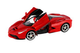 Auto RC Ferrari červené plast 32cm 2,4GHz na dálk. ovládání na baterie v krabici 43x19x23cm
