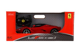 Auto RC Ferrari červené plast 32cm 2,4GHz na dálk. ovládání na baterie v krabici 43x19x23cm
