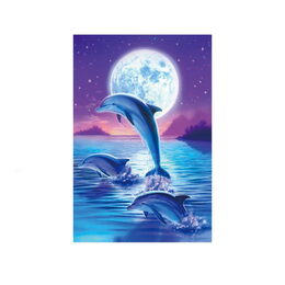 Diamantové malování s doplňky mix barev v sáčku 13x22x2cm