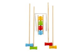 Hra Kroket dřevo v krabici 59x21x6cm