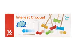 Hra Kroket dřevo v krabici 59x21x6cm