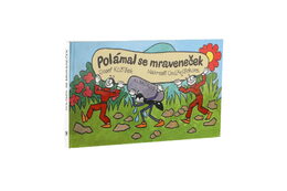 Knížka leporelo CZ text - Polámal se mraveneček 16x9cm 24m+