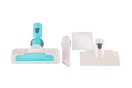 Vysavač plast 18cm na baterie se světlem, zvukem v krabici 54x23x9cm