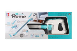 Vysavač plast 18cm na baterie se světlem, zvukem v krabici 54x23x9cm