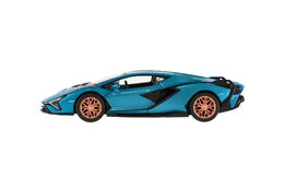 Auto Kinsmart Lamborghini  Sián FKP 37 kov/plast 13cm 4 barvy na zpětné natažení 12ks v boxu