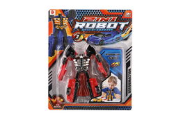 Transformer robot/auto plast 14cm 3 barvy na kartě
