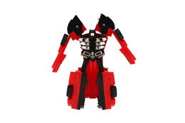Transformer robot/auto plast 14cm 3 barvy na kartě