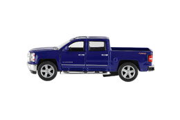 Auto Kinsmart Chevrolet 2014 Silverado kov/plast 13cm 4 barvy na zpětné natažení 12ks v boxu