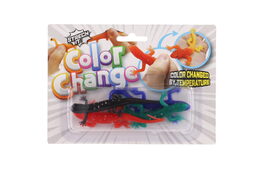 Ještěrka natahovací elastická 4ks na kartě 18x13x3cm