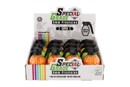 Kuličky gumové do pistole 800ks 6mm 10cm v granátu 3 barvy 12ks v boxu