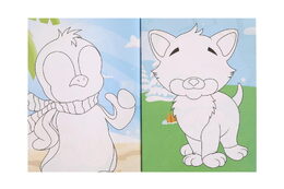 Pracovní sešit se samolepkami Doplňovačka zvířata + 200 nálepek CZ verze 21x28cm