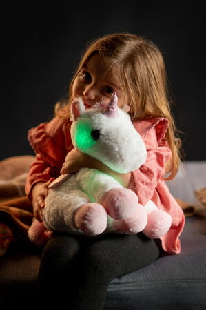 TEDDIES Dětský jednorožec s křídly 38 cm
