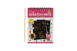 Škrabací/Vyškrabovací notes barevný 10 listů 10x14cm 2 barvy v sáčku