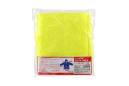 Pláštěnka dětská kačenka velikost 110-120cm žlutá v sáčku 23x25cm