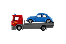 Auto odtahovka Welly Scania P320 + auto kov/plast 15cm 4 barvy v krabičce 18,5x10x6cm