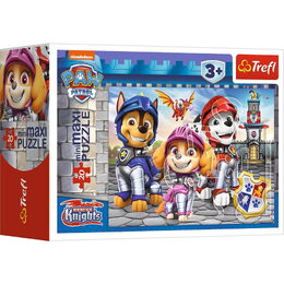 Minipuzzle miniMAXI 20 dílků Tlapková patrola/Paw Patrol 4 druhy v krabičce 11x8x4cm 24ks v boxu
