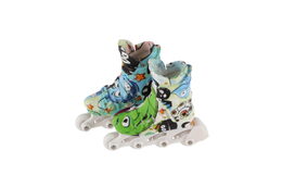 Brusle prstové plast 6cm se šroubovákem mix barev na kartě