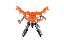 Transformer motorka/robot plast 15cm 3 barvy na kartě