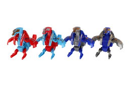 Dinosaurus/robot skládací vejce plast 11cm ve fólii 4 barvy 12ks v boxu