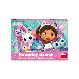 Gábin kouzelný domek/Gabby´s Dollhouse dětská společenská hra v krabici 33x23x3,5cm