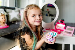 Křídy/Křída na vlasy beauted 4ks plast v krabičce 18x18x4cm