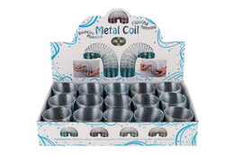 Spirála/pružina kov průměr 5,5cm ve fólii 15ks v boxu